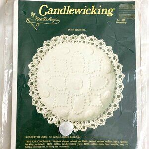 NeedleMagic Friendship Candlewicking Kit Pin Cushion Sachet‎ Doll Pillow Art 308
